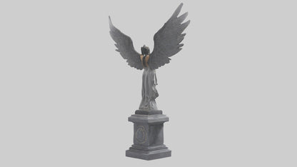 Chained demon model VR / AR / low-poly