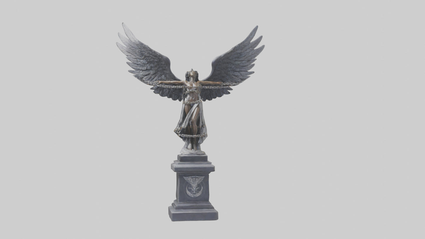 Chains to Wings statue model 2 3D model