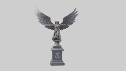 Chains to Wings statue model 2 3D model