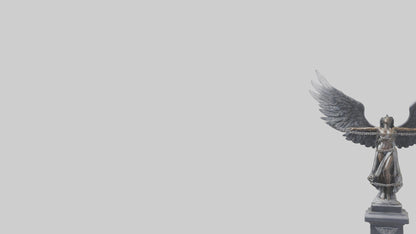 Chains to Wings statue model 2 3D model