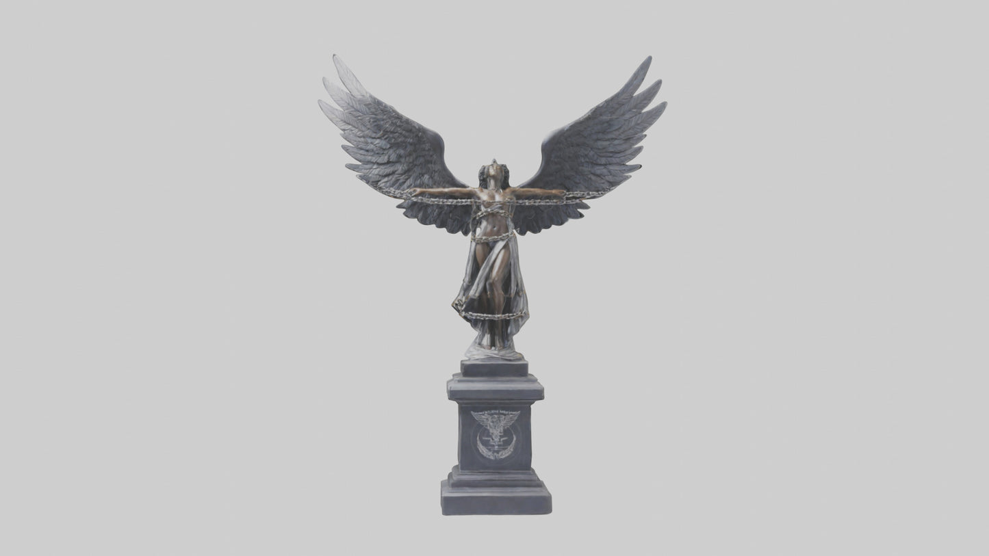 Chains to Wings statue model 2 3D model