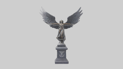 Chains to Wings statue model 2 3D model