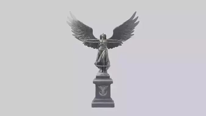 Chains to Wings statue model 2 3D model