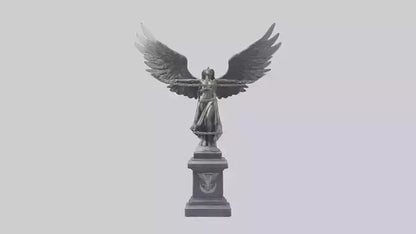 Chains to Wings statue model 2 3D model