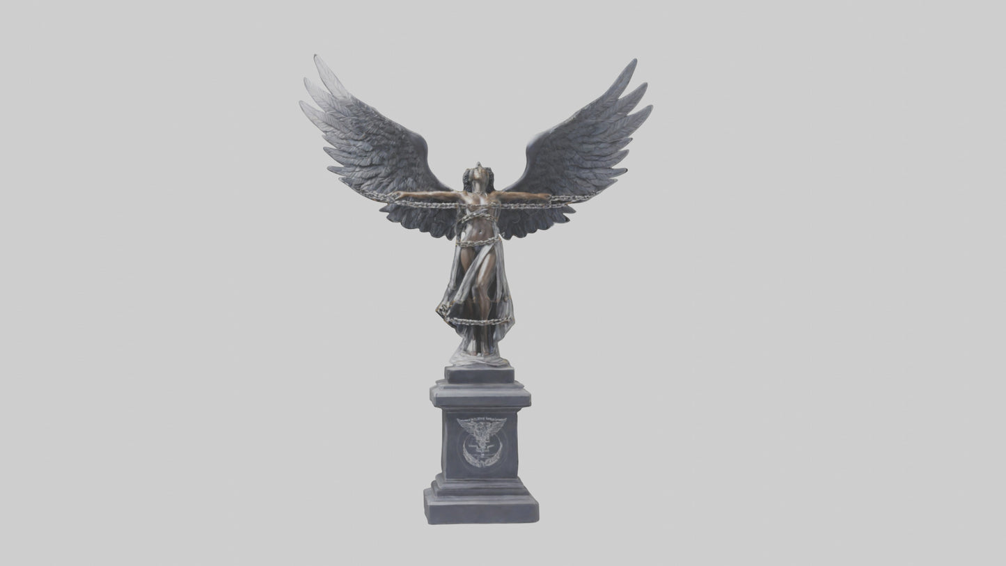 Chains to Wings statue model 2 3D model