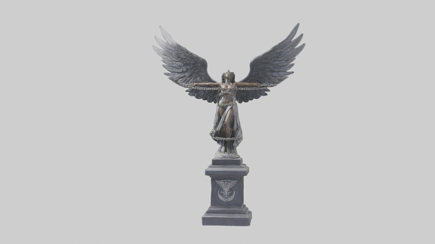 Chains to Wings statue model 2 3D model