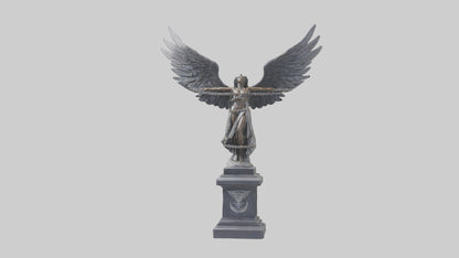 Chains to Wings statue model 2 3D model