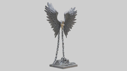 Chains to Wings statue model 2 3D model