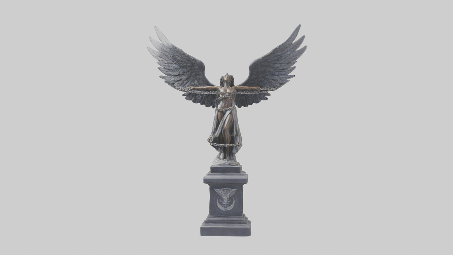 Chains to Wings statue model 2 3D model