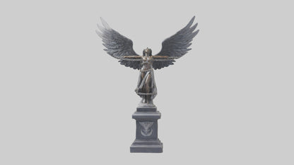 Chains to Wings statue model 2 3D model