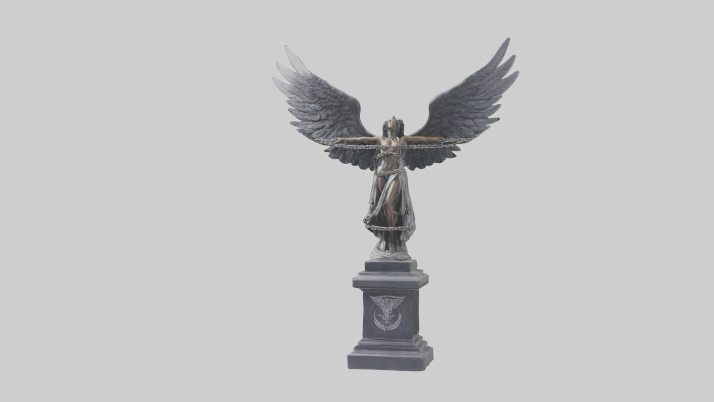 Chains to Wings statue model 2 3D model