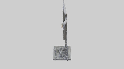 Chains to Wings statue model 2 3D model