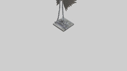 Chains to Wings statue model 2 3D model