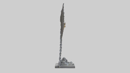 Chains to Wings statue model 2 3D model