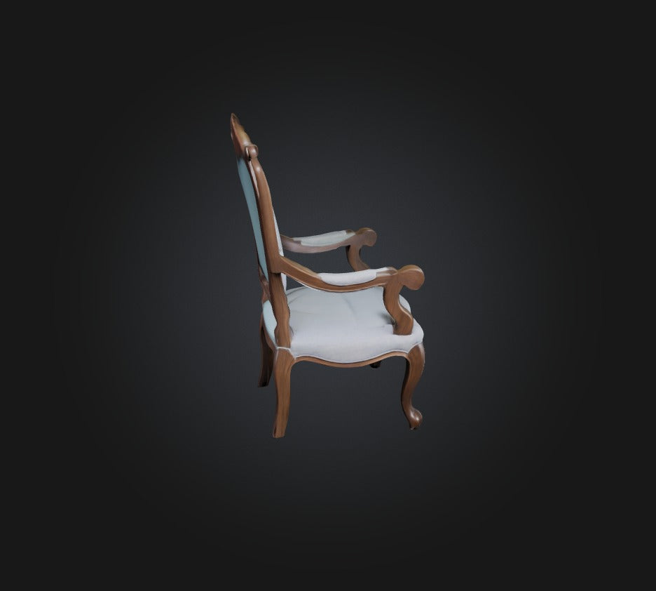 3D model chair  VR / AR / low-poly