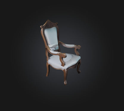 3D model chair  VR / AR / low-poly