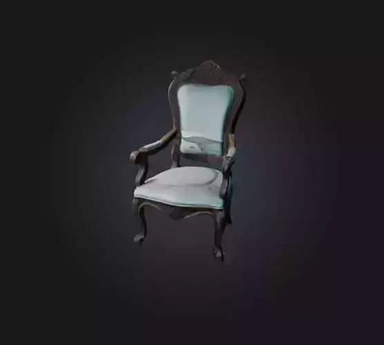 3D model chair  VR / AR / low-poly