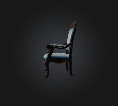 3D model chair  VR / AR / low-poly