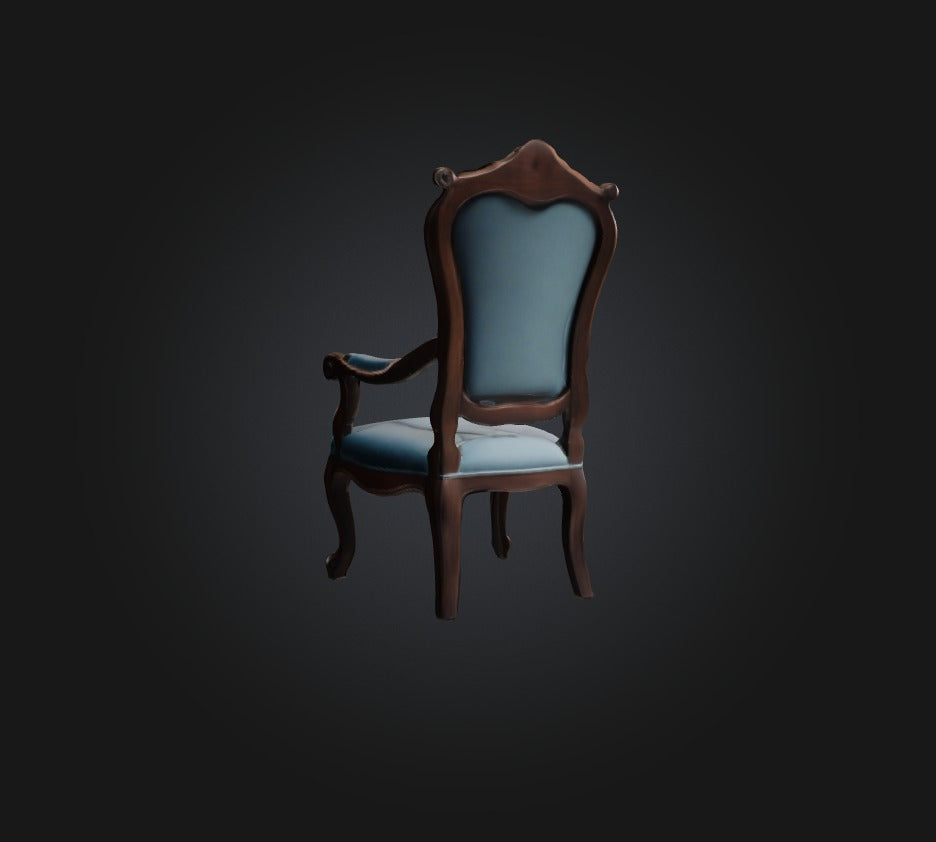 3D model chair  VR / AR / low-poly