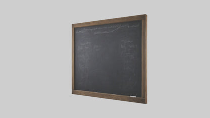 3D model Chalkboard Wall VR / AR / low-poly