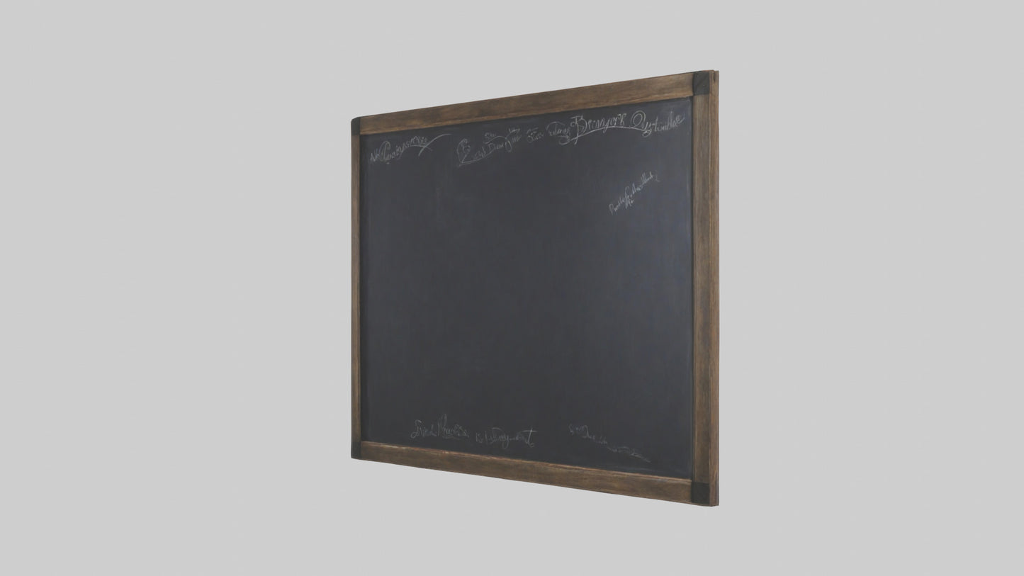 3D model Chalkboard Wall VR / AR / low-poly
