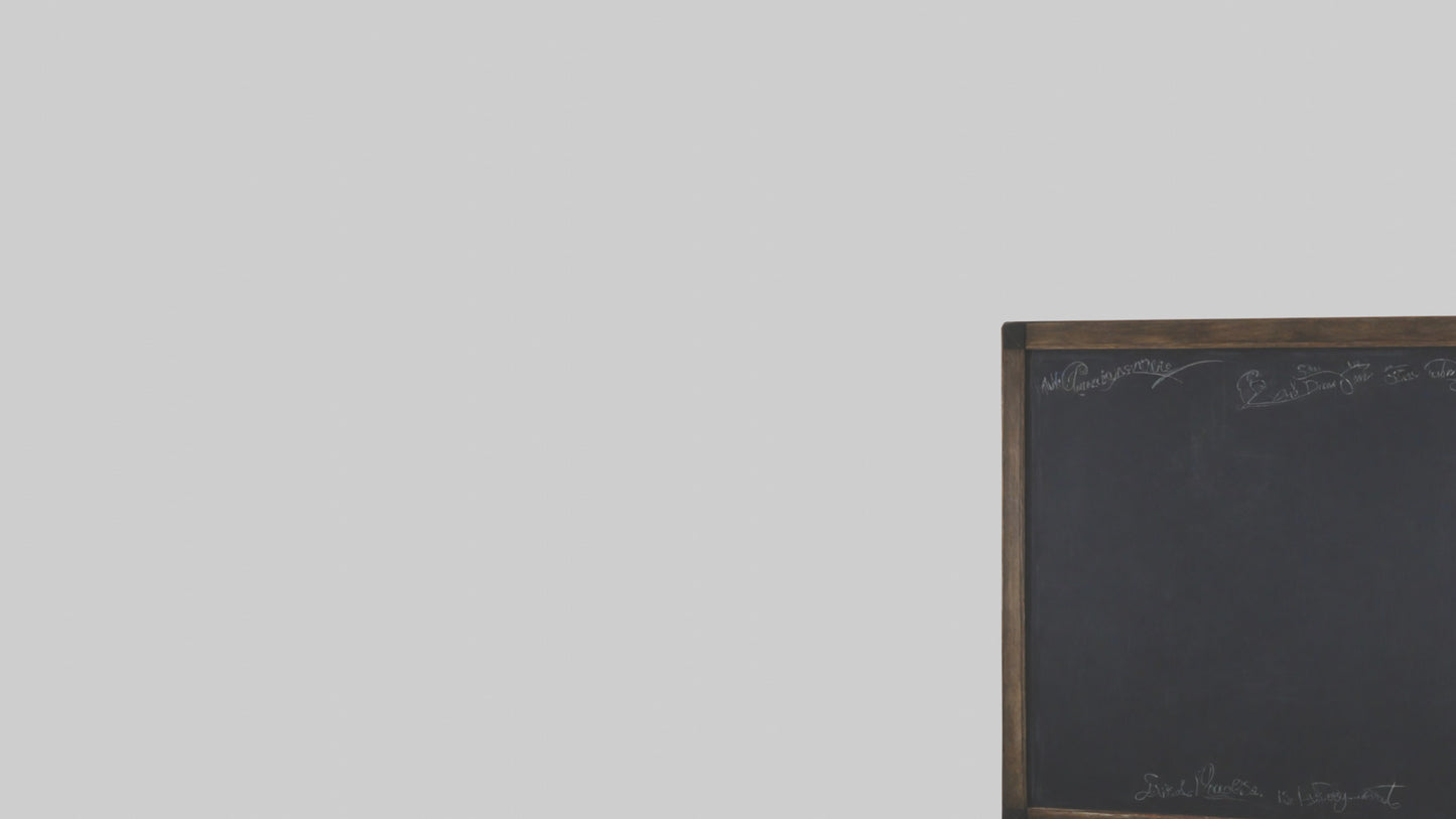 3D model Chalkboard Wall VR / AR / low-poly