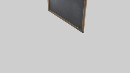 3D model Chalkboard Wall VR / AR / low-poly