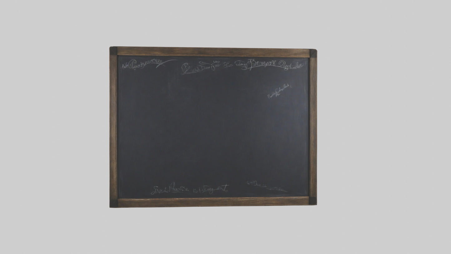 3D model Chalkboard Wall VR / AR / low-poly
