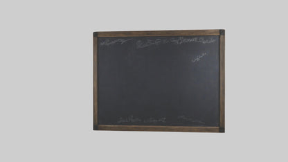 3D model Chalkboard Wall VR / AR / low-poly