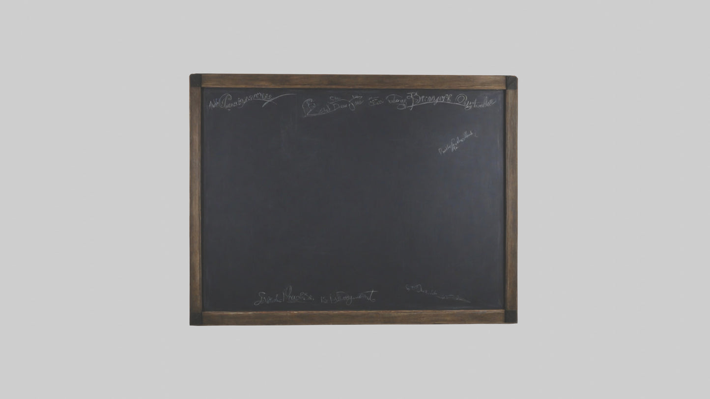 3D model Chalkboard Wall VR / AR / low-poly