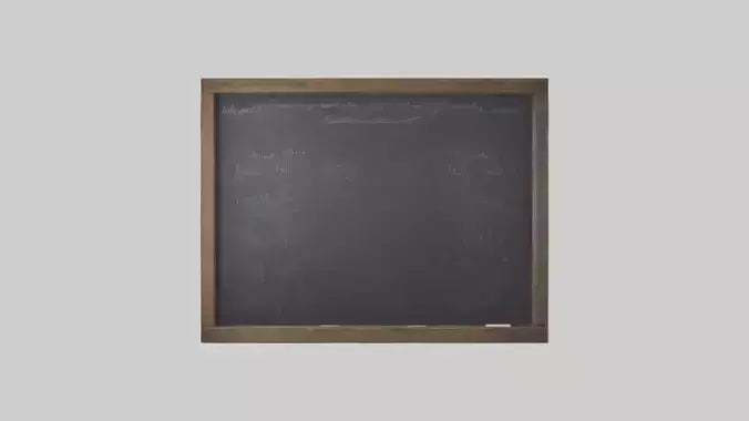 3D model Chalkboard Wall VR / AR / low-poly