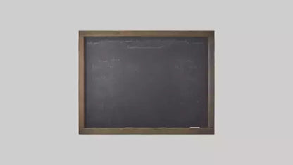 3D model Chalkboard Wall VR / AR / low-poly