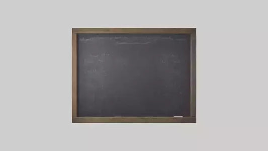 3D model Chalkboard Wall VR / AR / low-poly