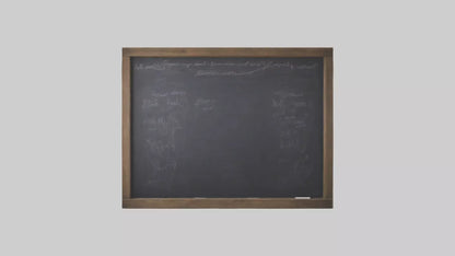 3D model Chalkboard Wall VR / AR / low-poly