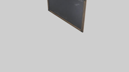 3D model Chalkboard Wall VR / AR / low-poly