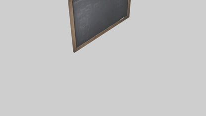 3D model Chalkboard Wall VR / AR / low-poly