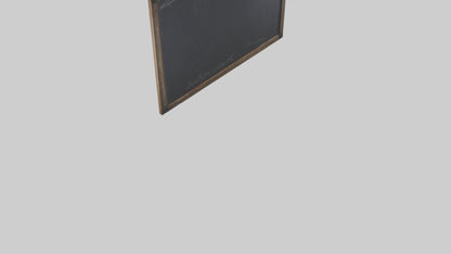 3D model Chalkboard Wall VR / AR / low-poly
