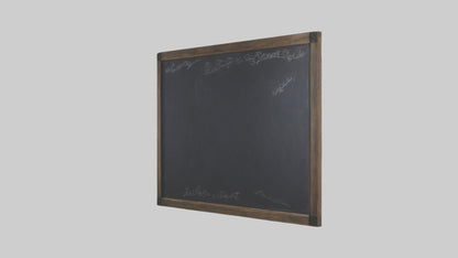 3D model Chalkboard Wall VR / AR / low-poly