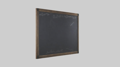 3D model Chalkboard Wall VR / AR / low-poly