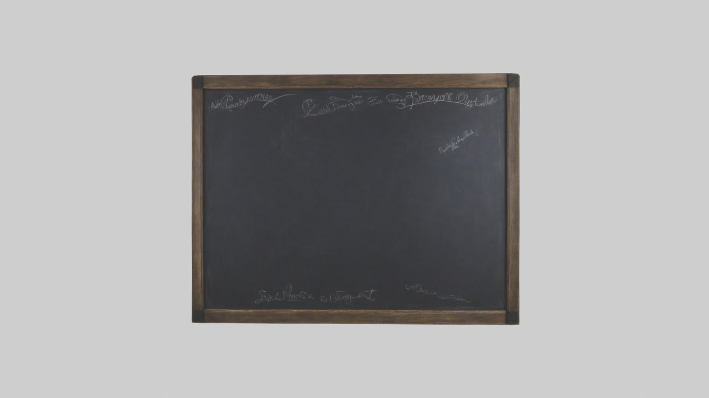 3D model Chalkboard Wall VR / AR / low-poly