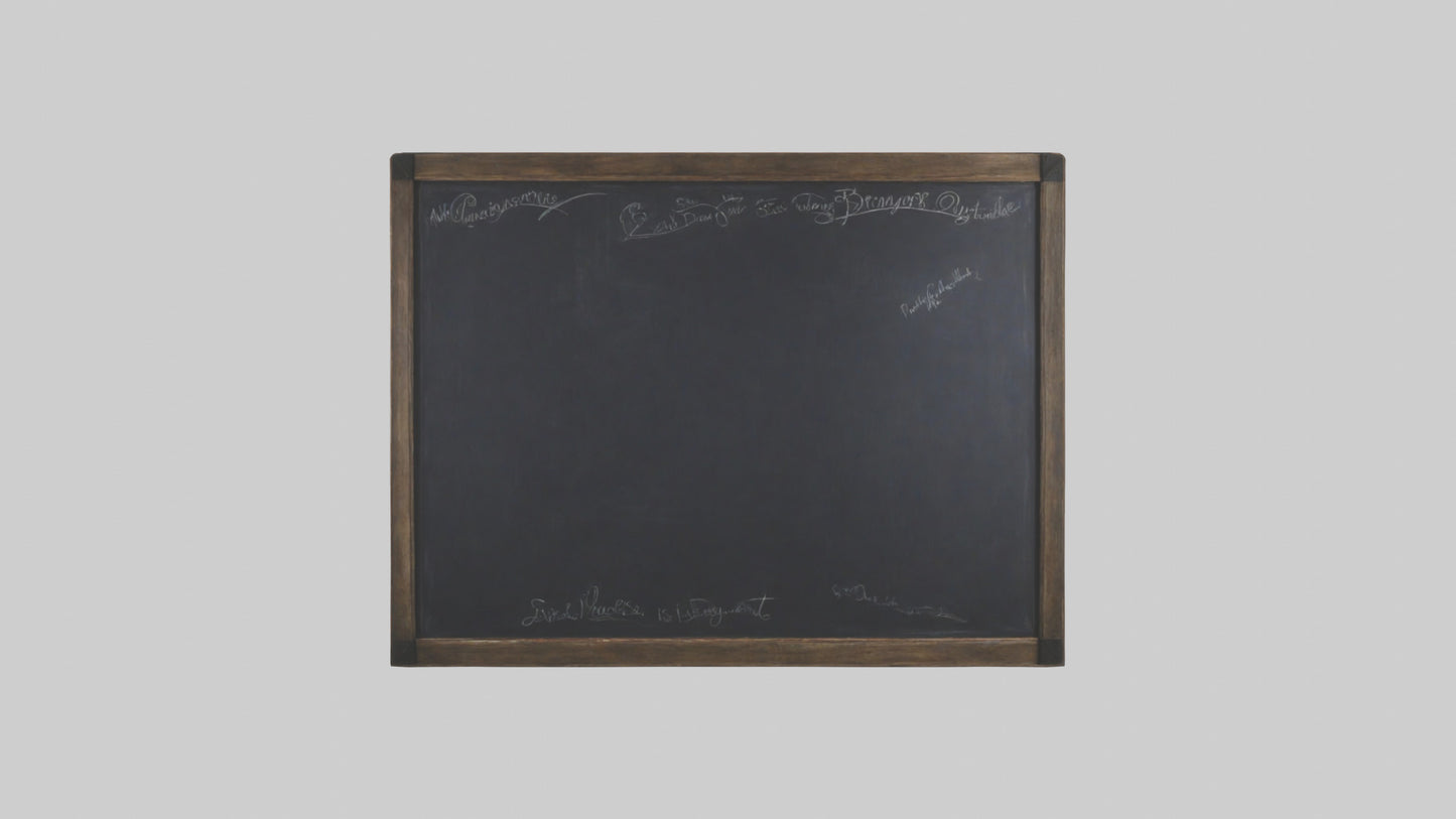 3D model Chalkboard Wall VR / AR / low-poly