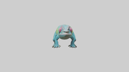 3D model Chameleon Eyes Model VR / AR / low-poly