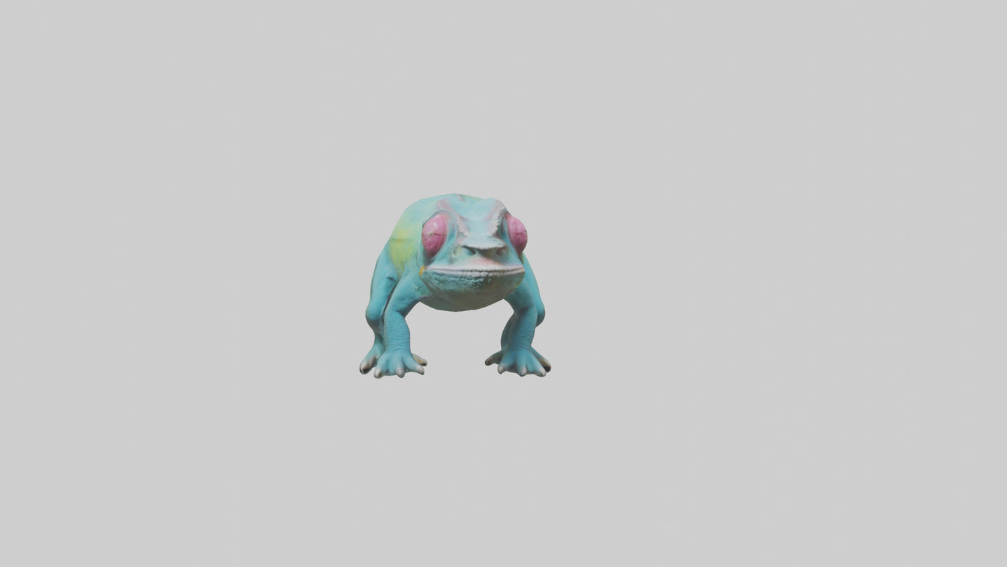 3D model Chameleon Eyes Model VR / AR / low-poly