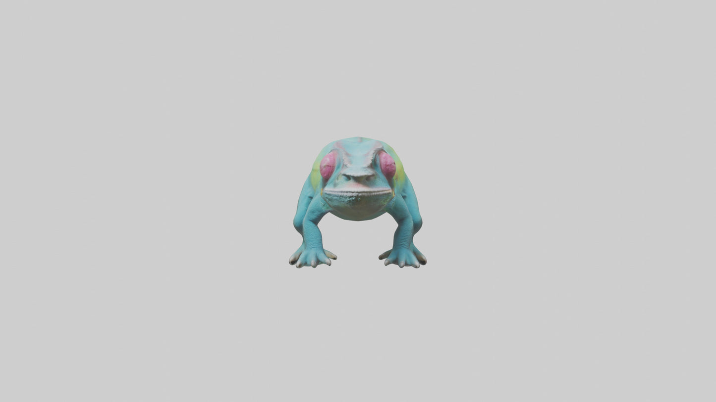 3D model Chameleon Eyes Model VR / AR / low-poly