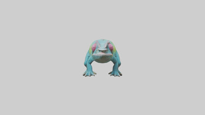 3D model Chameleon Eyes Model VR / AR / low-poly