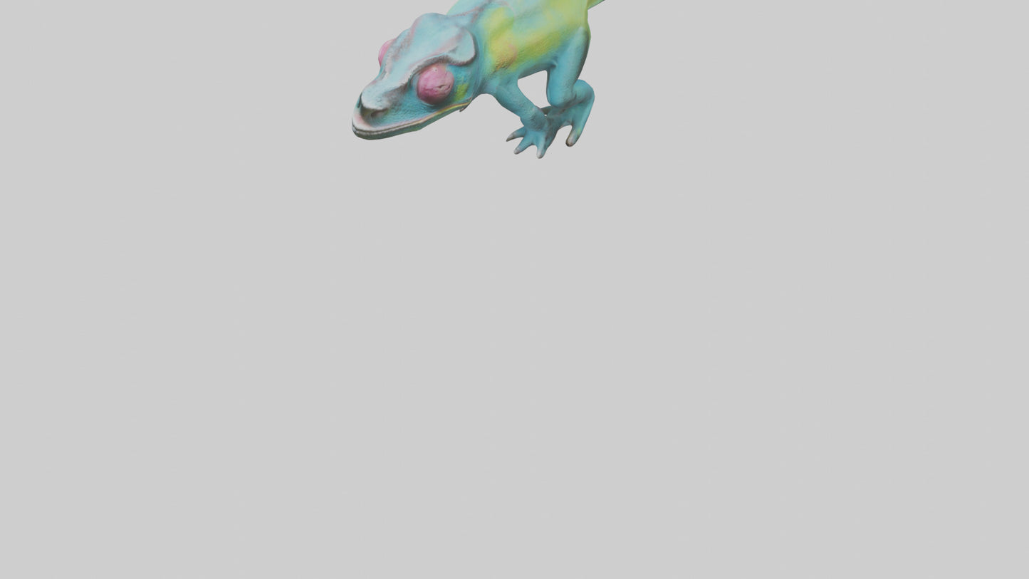 3D model Chameleon Eyes Model VR / AR / low-poly