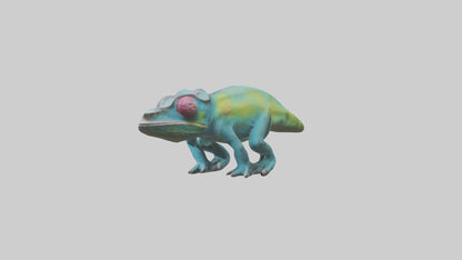 3D model Chameleon Eyes Model VR / AR / low-poly