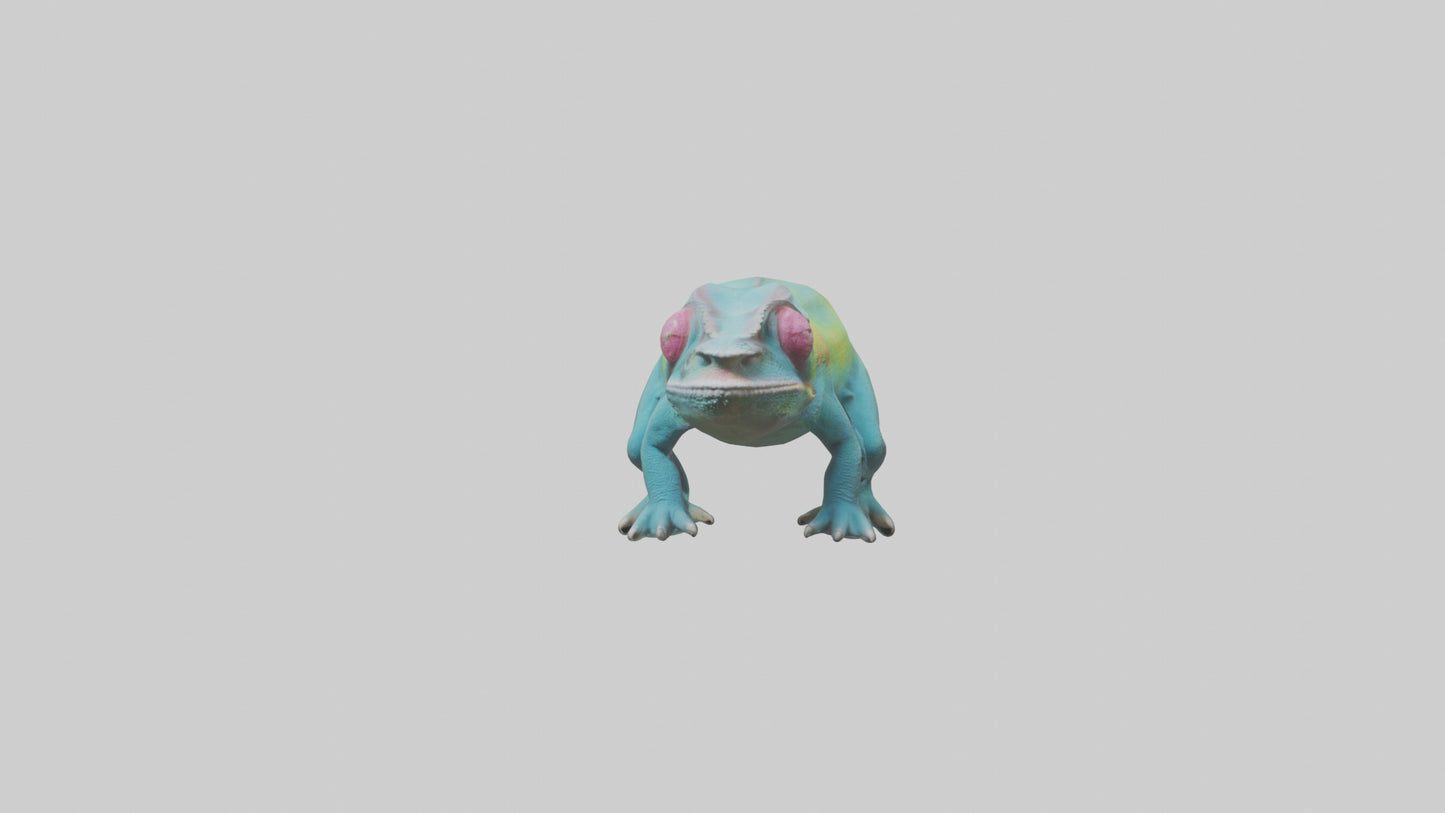 3D model Chameleon Eyes Model VR / AR / low-poly