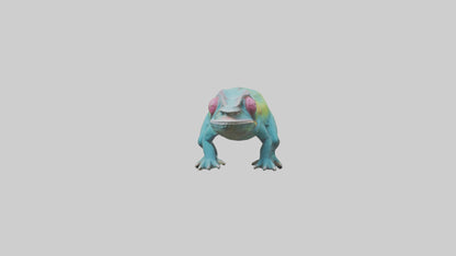 3D model Chameleon Eyes Model VR / AR / low-poly