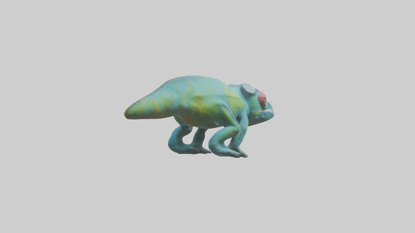 3D model Chameleon Eyes Model VR / AR / low-poly